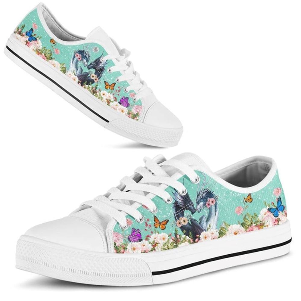 Cute Couple Dragon Love Flower Watercolor Low Top Shoes Low Top Shoes Mens Women 2 mos8ui.jpg Cute Couple Dragon Love Flower Watercolor Low Top Shoes Low Top Shoes Mens Women 2 mos8ui.jpg