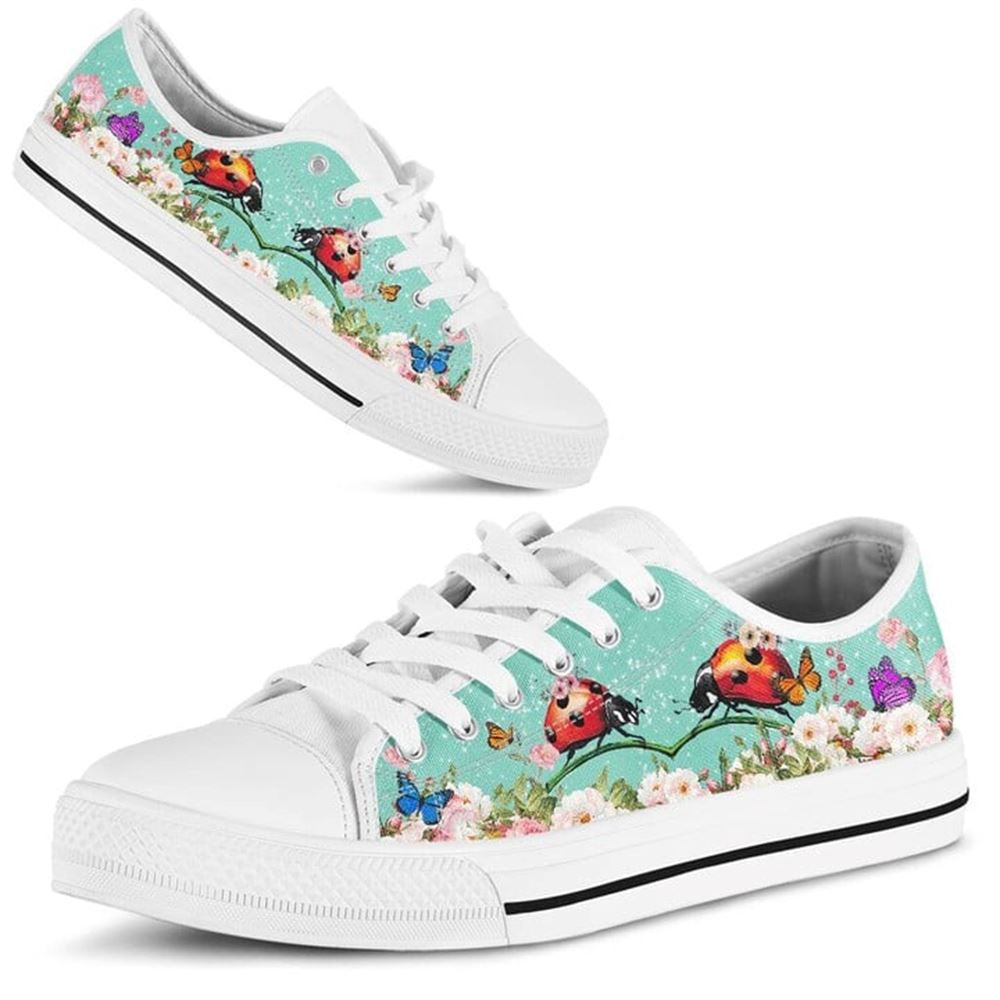 Cute Couple Lady Bug Love Flower Watercolor Low Top Shoes Low Top Shoes Mens Women 2 dtg30y.jpg Cute Couple Lady Bug Love Flower Watercolor Low Top Shoes Low Top Shoes Mens Women 2 dtg30y.jpg
