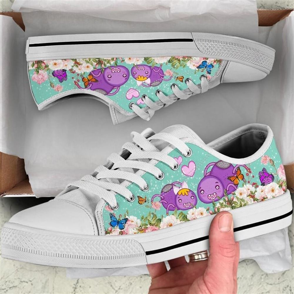 Cute Couple Spider Love Flower Watercolor Low Top Shoes Low Top Shoes Mens Women 1 jvyvjf.jpg