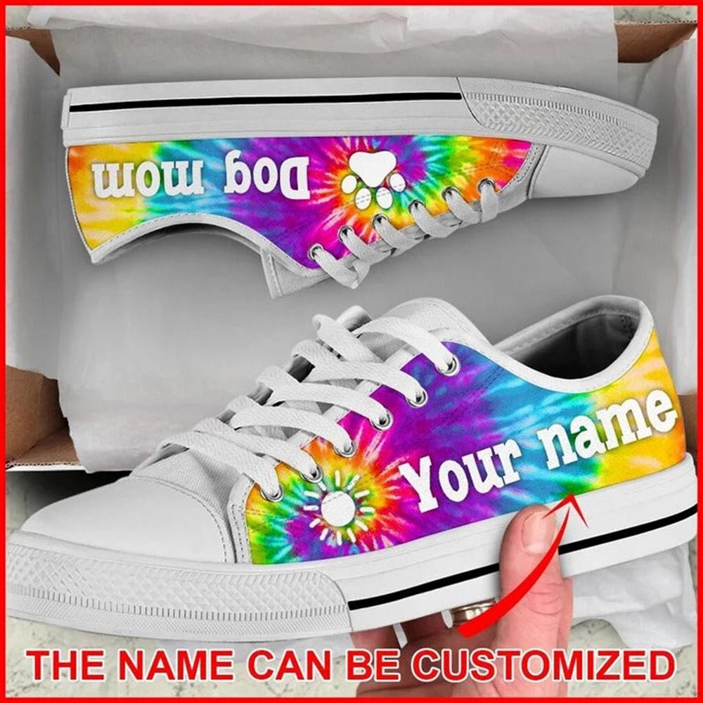 Dog Mom Bekind Tie Dye Personalized Canvas Low Top Shoes Low Top Shoes Mens Women 2 hugore.jpg Dog Mom Bekind Tie Dye Personalized Canvas Low Top Shoes Low Top Shoes Mens Women 2 hugore.jpg