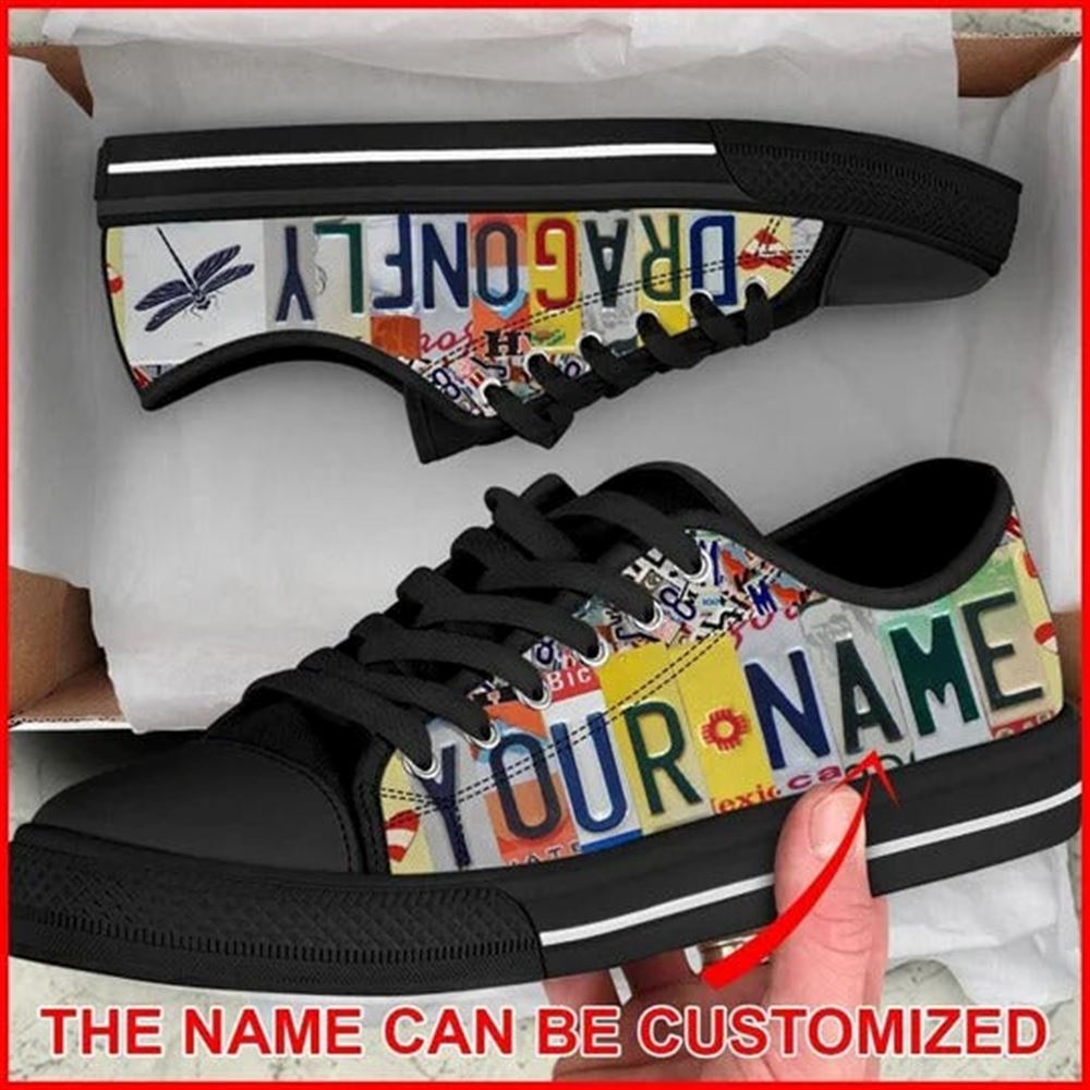 Dragonfly License Plates Personalized Canvas Low Top Shoes Low Top Shoes Mens Women 1 zjl0qo.jpg Dragonfly License Plates Personalized Canvas Low Top Shoes Low Top Shoes Mens Women 1 zjl0qo.jpg