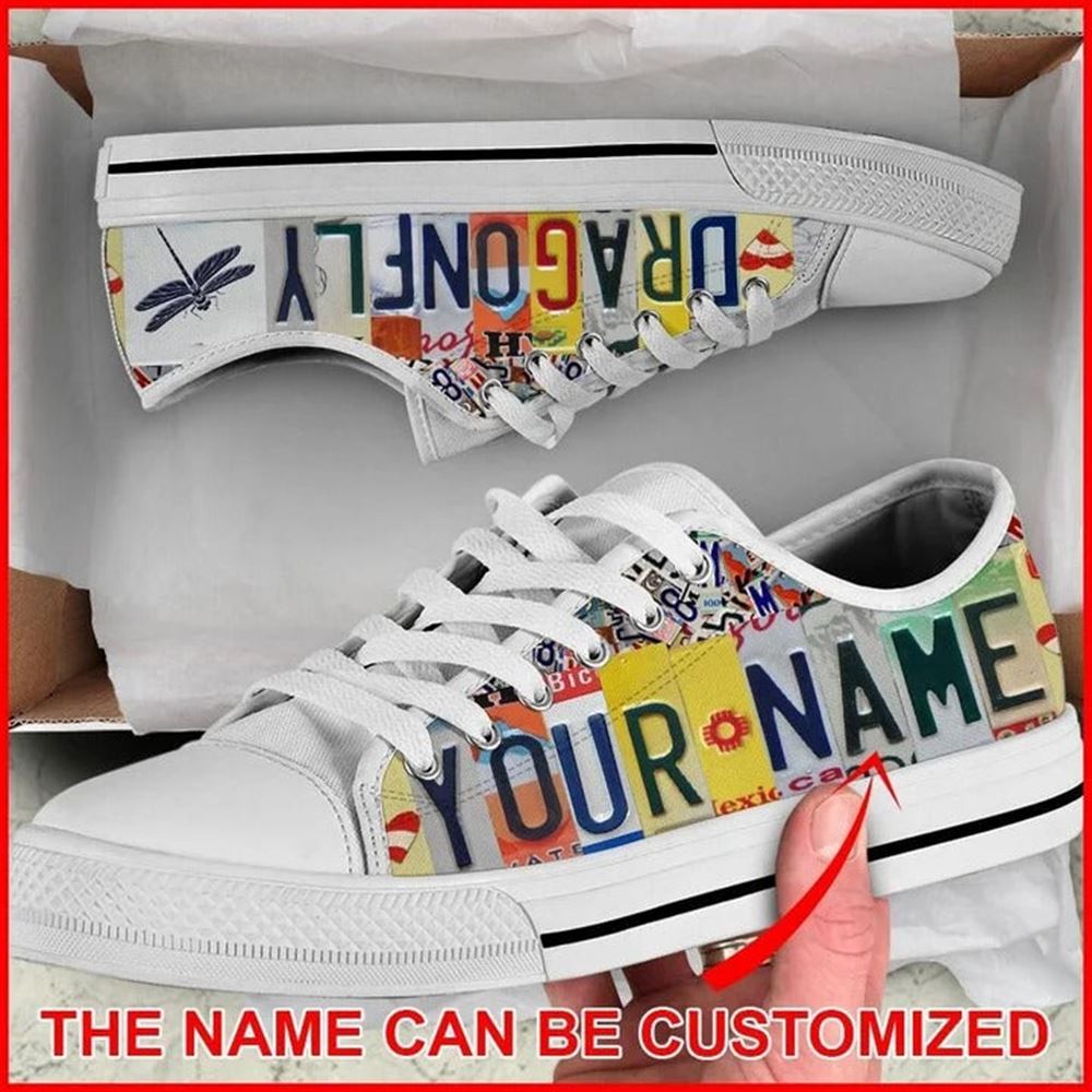 Dragonfly License Plates Personalized Canvas Low Top Shoes Low Top Shoes Mens Women 2 syoqhl.jpg Dragonfly License Plates Personalized Canvas Low Top Shoes Low Top Shoes Mens Women 2 syoqhl.jpg
