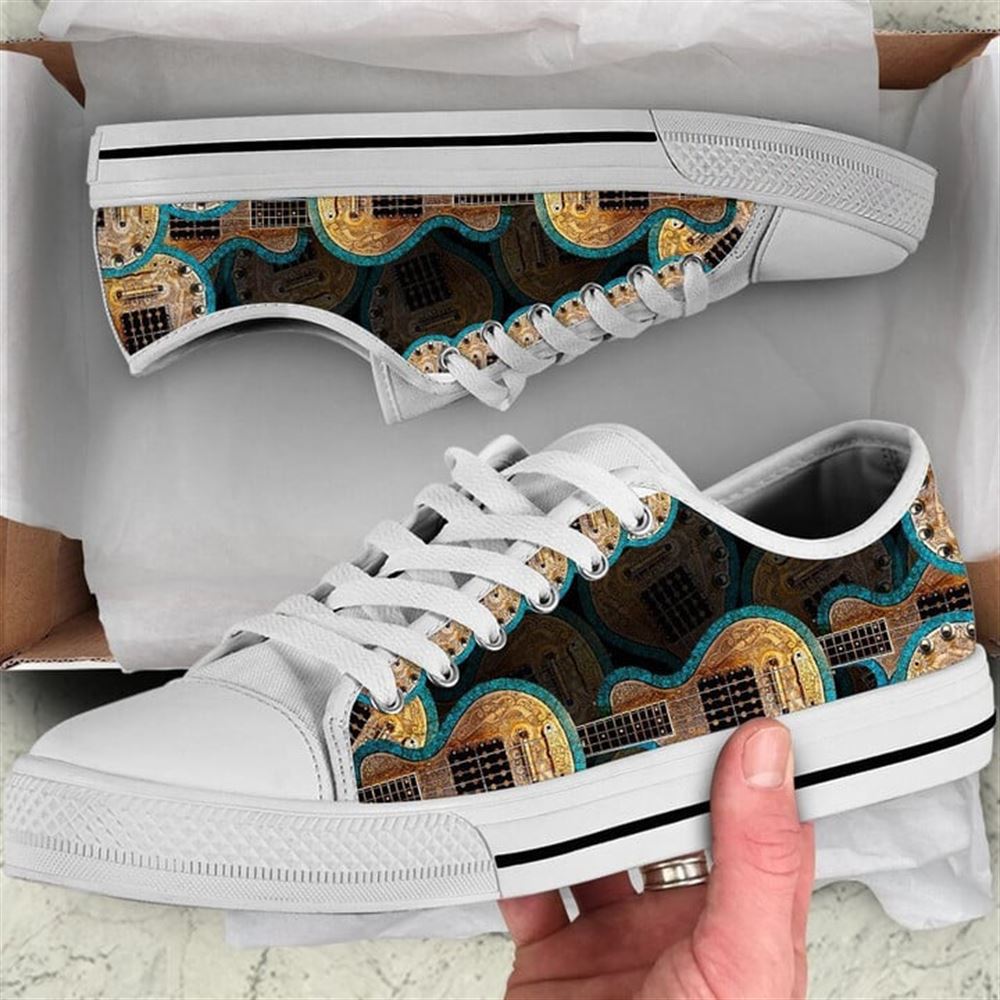 Electric Guitar Pattern Vintage Tie Dye Canvas Low Top Shoes Low Top Shoes Mens Women 2 homplr.jpg Electric Guitar Pattern Vintage Tie Dye Canvas Low Top Shoes Low Top Shoes Mens Women 2 homplr.jpg