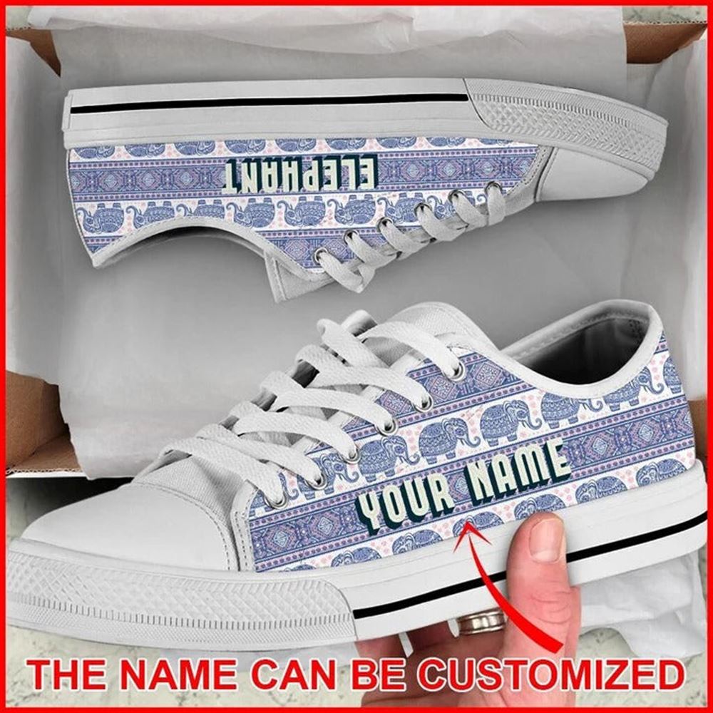 Elephant Ethnic Motifs Personalized Canvas Low Top Shoes Low Top Shoes Mens Women 1 cy8flq.jpg Elephant Ethnic Motifs Personalized Canvas Low Top Shoes Low Top Shoes Mens Women 1 cy8flq.jpg