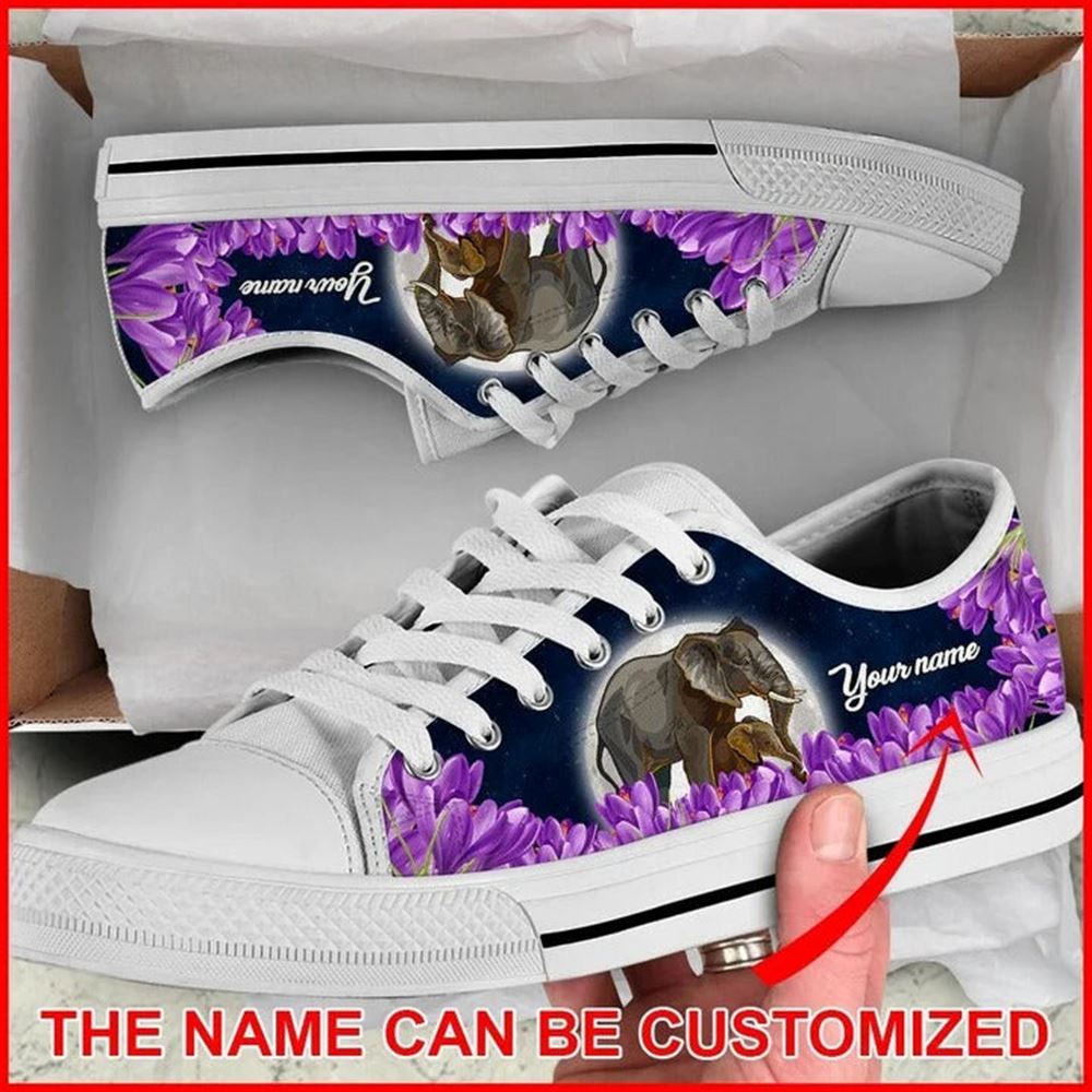 Elephant Purple Flower Personalized Canvas Low Top Shoes Low Top Shoes Mens Women 2 dly0i9.jpg Elephant Purple Flower Personalized Canvas Low Top Shoes Low Top Shoes Mens Women 2 dly0i9.jpg
