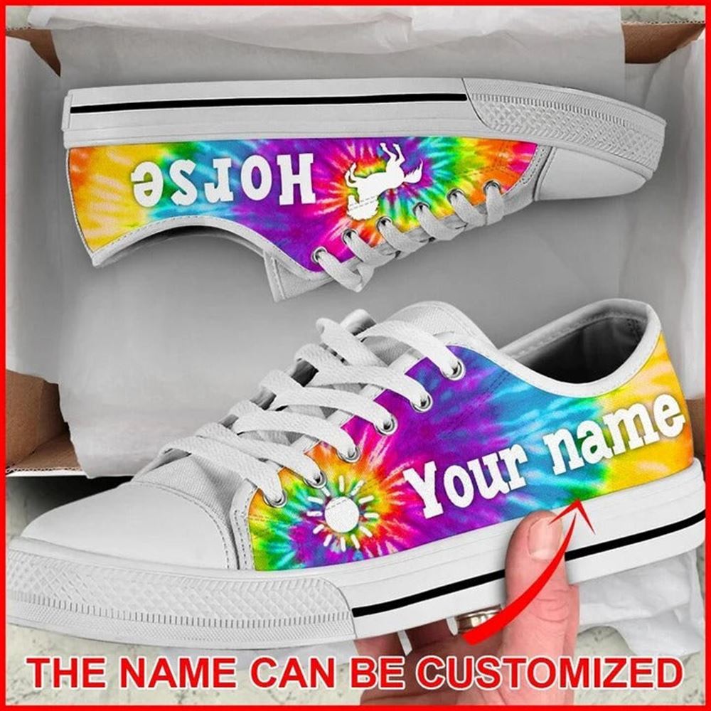 Horse Bekind Tie Dye Personalized Canvas Low Top Shoes Low Top Shoes Mens Women 2 ss3lre.jpg Horse Bekind Tie Dye Personalized Canvas Low Top Shoes Low Top Shoes Mens Women 2 ss3lre.jpg