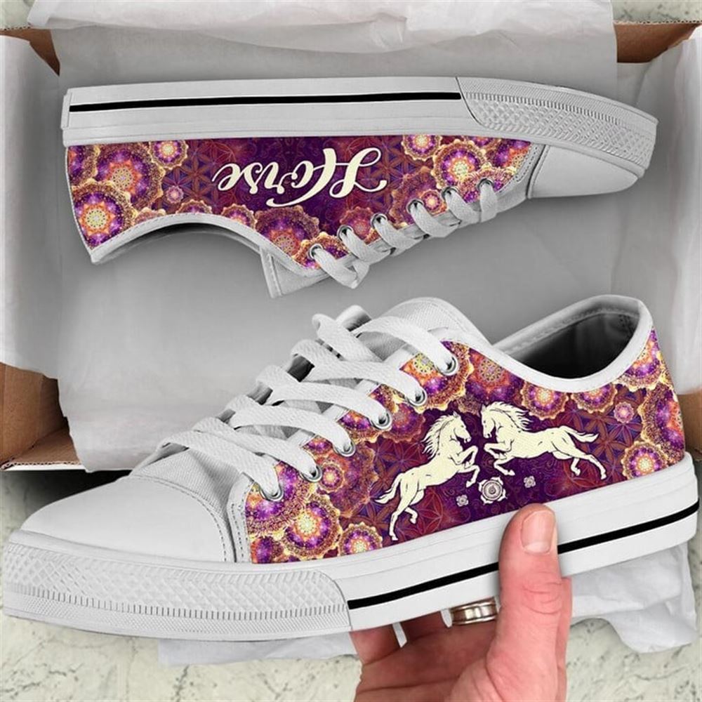 Horse Mandala Royal Pattern Canvas Low Top Shoes Low Top Shoes Mens Women 2 r11nbb.jpg Horse Mandala Royal Pattern Canvas Low Top Shoes Low Top Shoes Mens Women 2 r11nbb.jpg