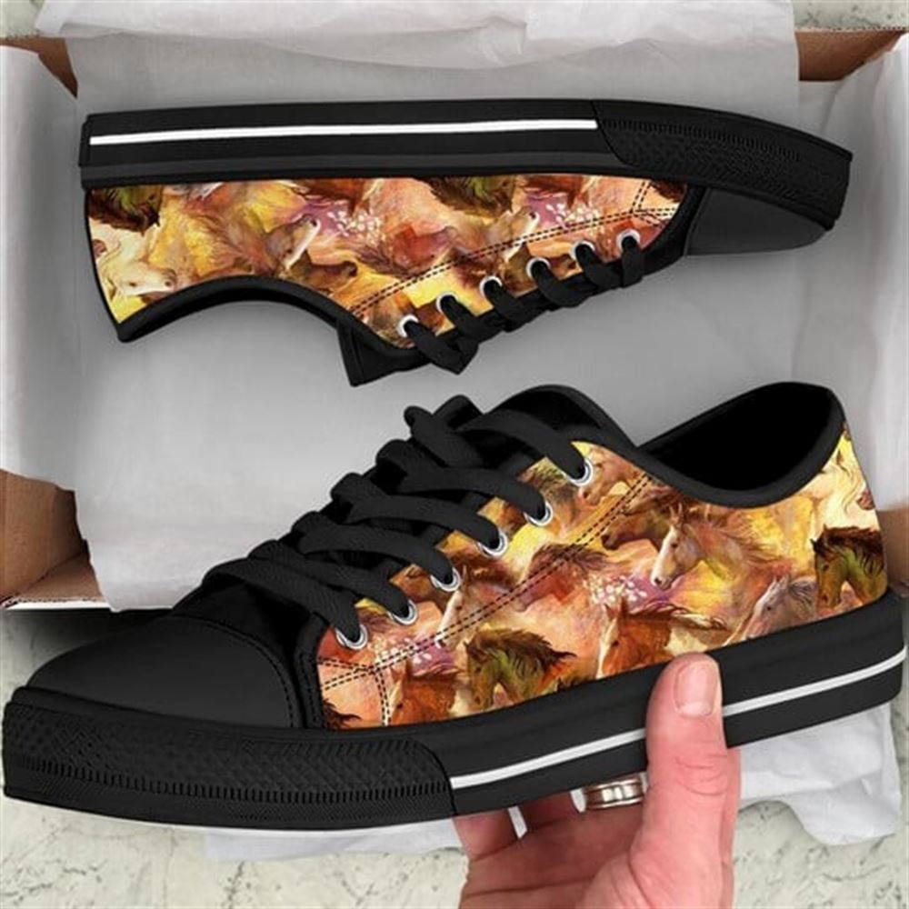 Horse Running Oil Painting Canvas Low Top Shoes Low Top Shoes Mens Women 1 gjdugn.jpg Horse Running Oil Painting Canvas Low Top Shoes Low Top Shoes Mens Women 1 gjdugn.jpg