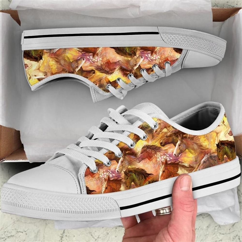 Horse Running Oil Painting Canvas Low Top Shoes Low Top Shoes Mens Women 2 nkufgs.jpg Horse Running Oil Painting Canvas Low Top Shoes Low Top Shoes Mens Women 2 nkufgs.jpg