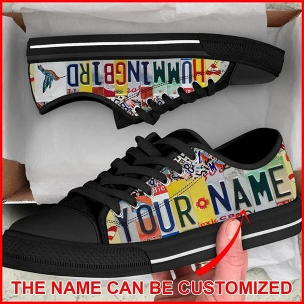 Hummingbird License Plates Personalized Canvas Low Top Shoes Low Top Shoes Mens Women 1 wft4nv.jpg Hummingbird License Plates Personalized Canvas Low Top Shoes Low Top Shoes Mens Women 1 wft4nv.jpg