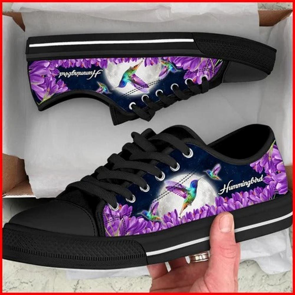 Hummingbird Purple Flower Canvas Low Top Shoes Low Top Shoes Mens Women 1 tw7w23.jpg Hummingbird Purple Flower Canvas Low Top Shoes Low Top Shoes Mens Women 1 tw7w23.jpg