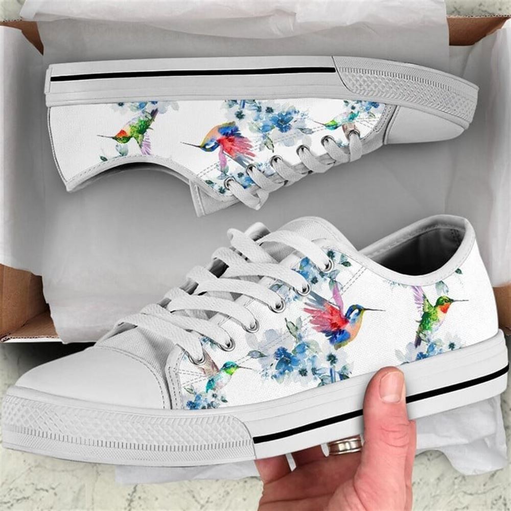 Hummingbird Watercolor Low Top Shoes Low Top Shoes Mens Women 1 e13tem.jpg