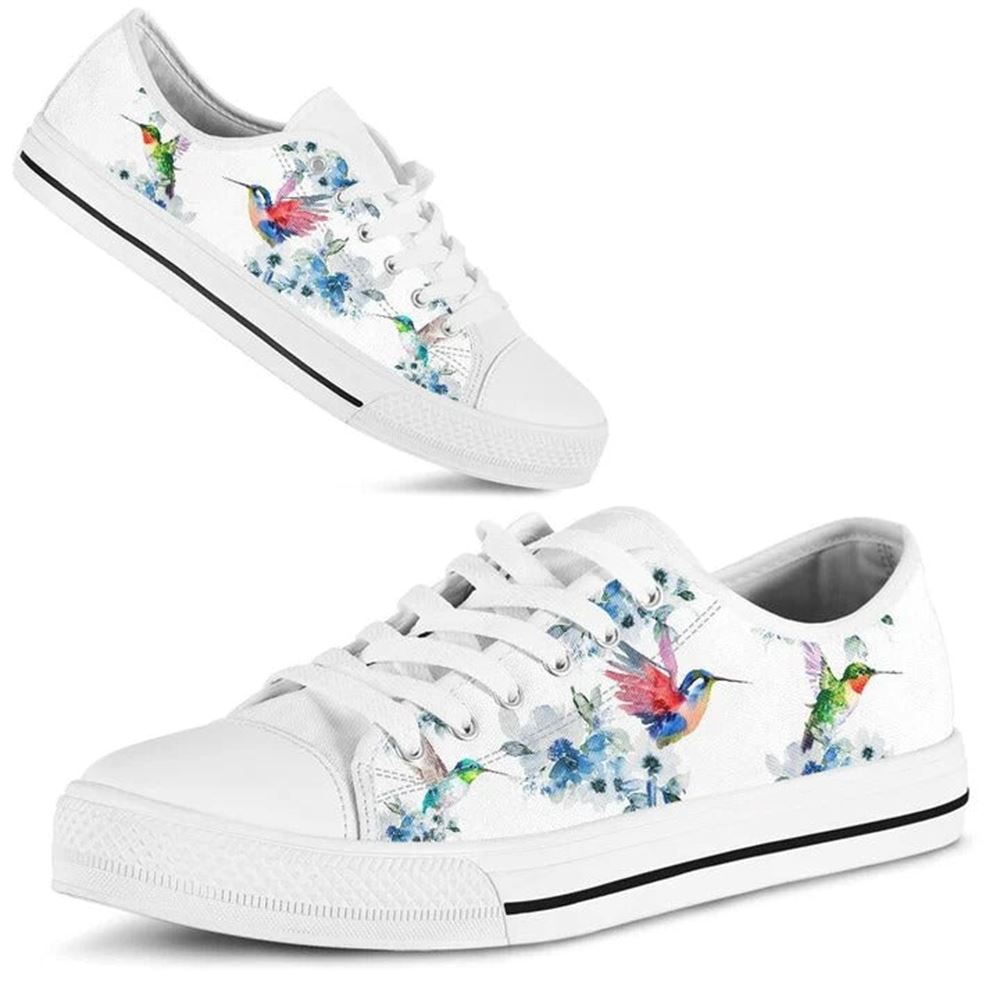 Hummingbird Watercolor Low Top Shoes Low Top Shoes Mens Women 2 oanxqu.jpg
