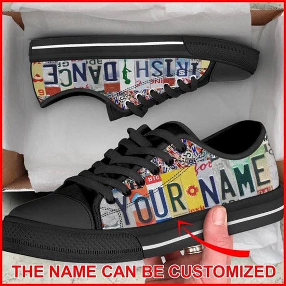 Irish License Plates Personalized Canvas Low Top Shoes Low Top Shoes Mens Women 1 n5xjap.jpg Irish License Plates Personalized Canvas Low Top Shoes Low Top Shoes Mens Women 1 n5xjap.jpg