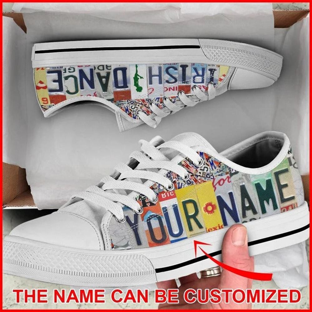 Irish License Plates Personalized Canvas Low Top Shoes Low Top Shoes Mens Women 2 s3ghkr.jpg Irish License Plates Personalized Canvas Low Top Shoes Low Top Shoes Mens Women 2 s3ghkr.jpg