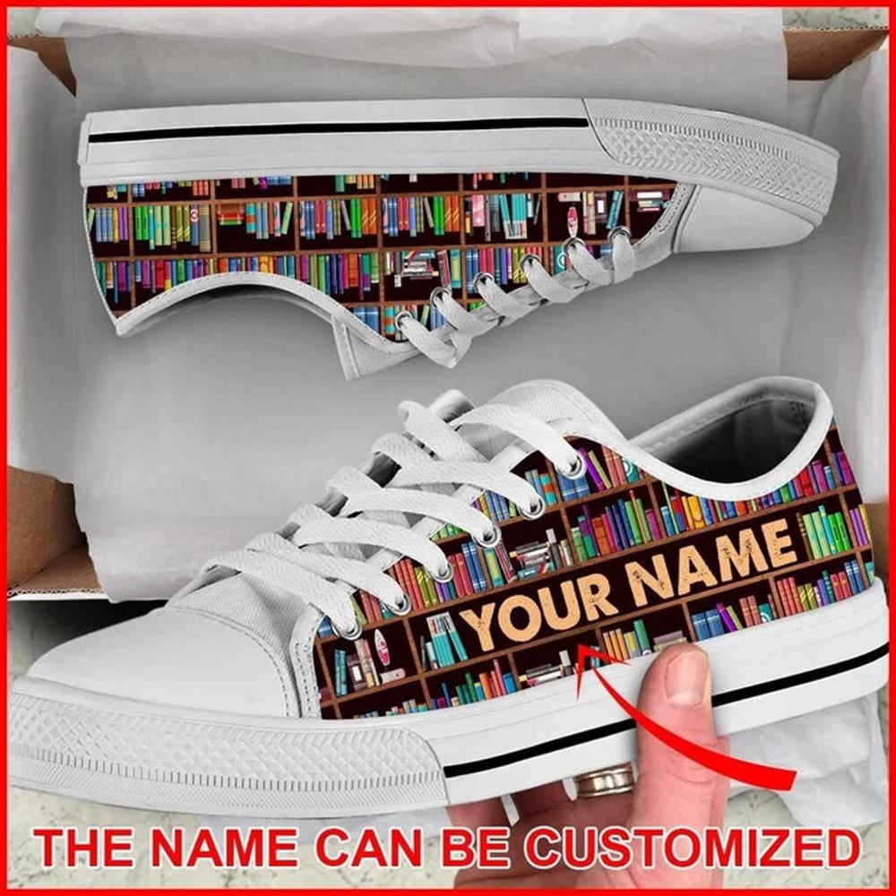 Librarian Bookshelf Personalized Canvas Low Top Shoes Low Top Shoes Mens Women 2 bjlljg.jpg Librarian Bookshelf Personalized Canvas Low Top Shoes Low Top Shoes Mens Women 2 bjlljg.jpg