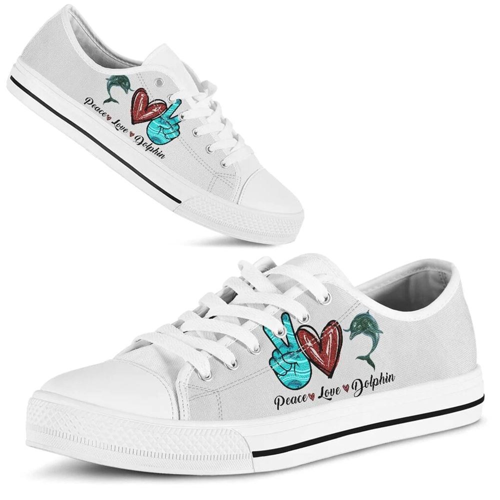 Peace Love Dolphin Sign Low Top Shoes Low Top Shoes Mens Women 2 xlxshq.jpg Peace Love Dolphin Sign Low Top Shoes Low Top Shoes Mens Women 2 xlxshq.jpg
