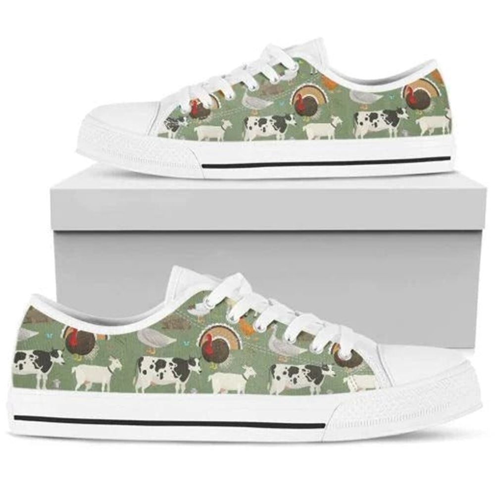 Peaceful Farm Cow Low Top Shoes Low Top Shoes Mens Women 1 vsiqlv.jpg Peaceful Farm Cow Low Top Shoes Low Top Shoes Mens Women 1 vsiqlv.jpg