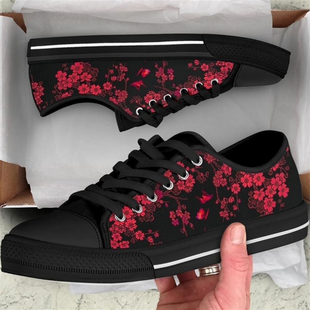 Red Cherry Blossom Low Top Shoes Low Top Shoes Mens Women 1 itbe11.jpg Red Cherry Blossom Low Top Shoes Low Top Shoes Mens Women 1 itbe11.jpg