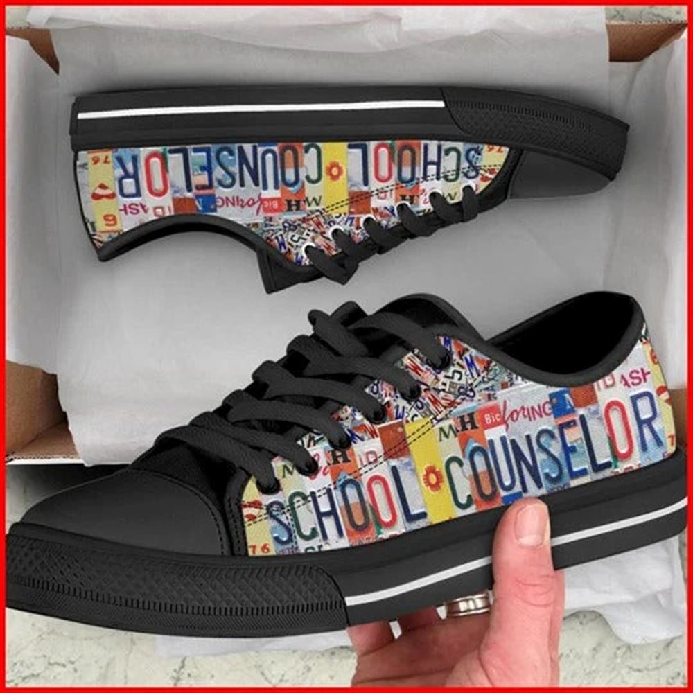 School Counselor License Plates Canvas Low Top Shoes Low Top Shoes Mens Women 1 elplgt.jpg School Counselor License Plates Canvas Low Top Shoes Low Top Shoes Mens Women 1 elplgt.jpg