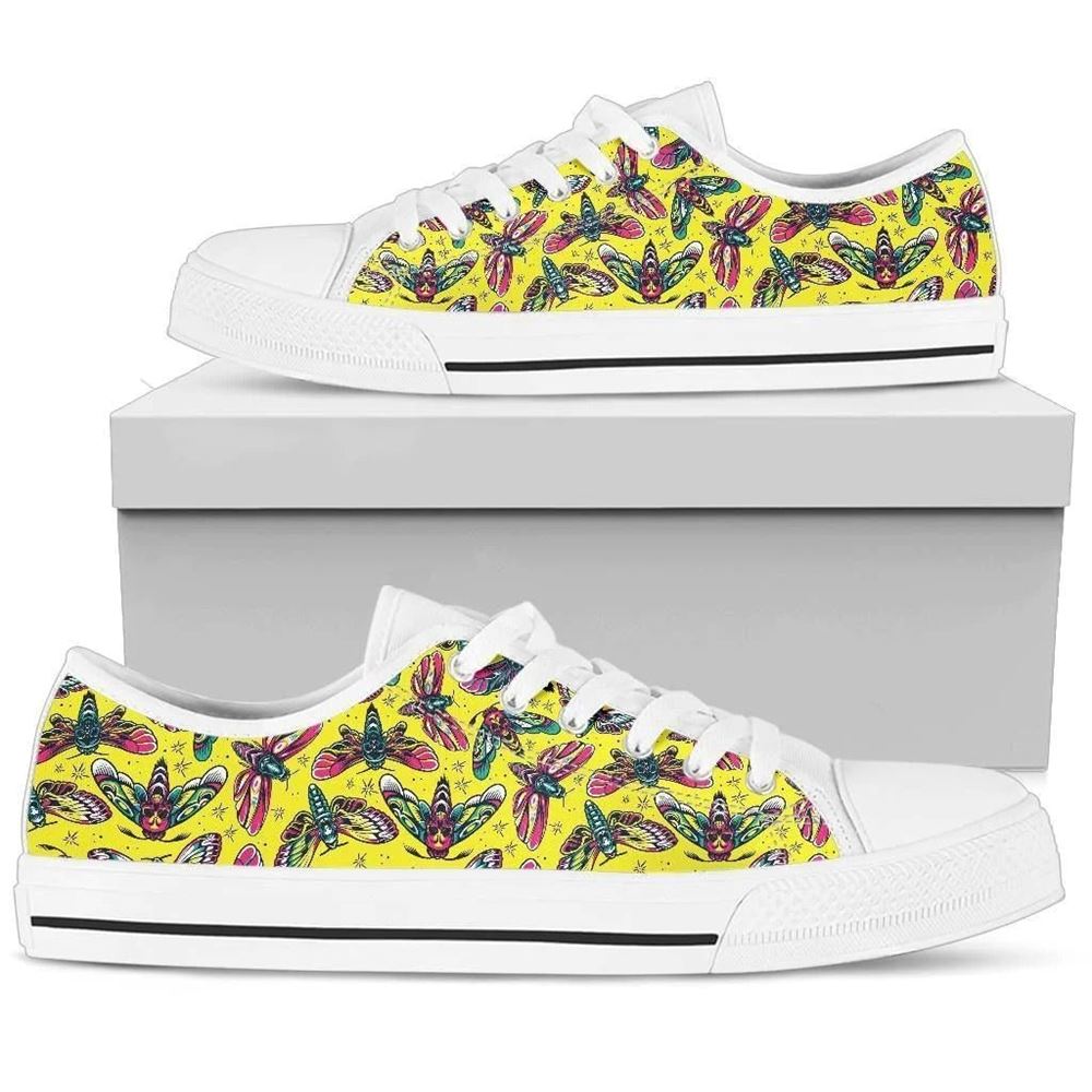 Skull Moths Yellow Canvas Low Top Shoes Low Top Shoes Mens Women 2 ye3u6u.jpg Skull Moths Yellow Canvas Low Top Shoes Low Top Shoes Mens Women 2 ye3u6u.jpg