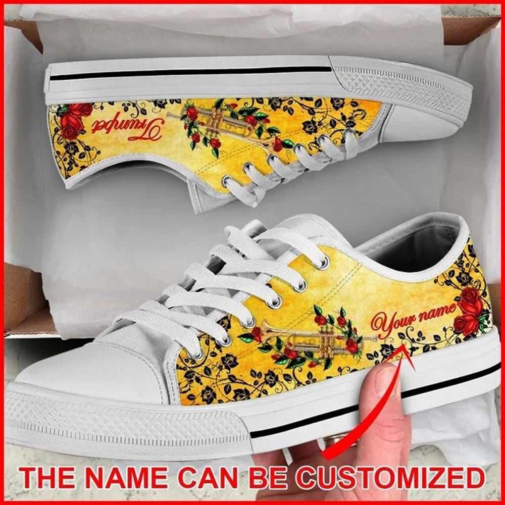 Trumpet Rose Vines Personalized Canvas Low Top Shoes Low Top Shoes Mens Women 2 rgzwye.jpg Trumpet Rose Vines Personalized Canvas Low Top Shoes Low Top Shoes Mens Women 2 rgzwye.jpg