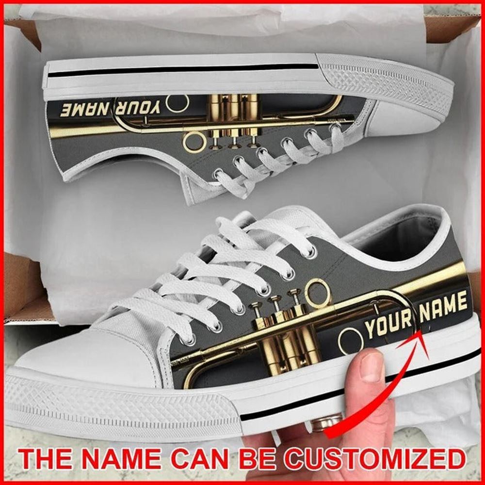 Trumpet Shortcut Personalized Canvas Low Top Shoes Low Top Shoes Mens Women 1 nvkkn8.jpg Trumpet Shortcut Personalized Canvas Low Top Shoes Low Top Shoes Mens Women 1 nvkkn8.jpg