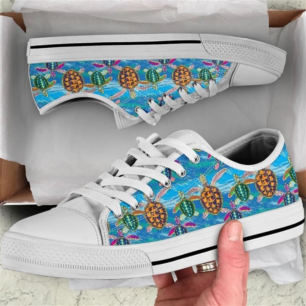 Turtle Watercolor Low Top Shoes Low Top Shoes Mens Women 1 z5eszx.jpg