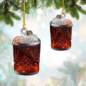 Cocktail Christmas Ornament Cocktail Glass Christmas…