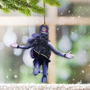 Customized Diver Ornament Proud Scuba Diver…