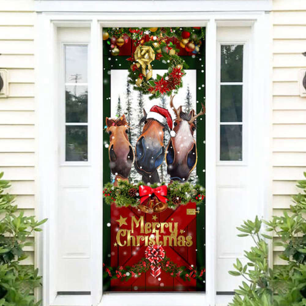 horse merry christmas door cover funny horse door cover christmas home decor porch home holidays decorations ht.jpeg horse merry christmas door cover funny horse door cover christmas home decor porch home holidays decorations ht.jpeg
