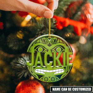 Personalized Haida Art Christmas Ornament Tree…