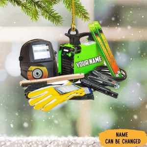 Personalized Welder Ornament Welder Christmas Ornament…