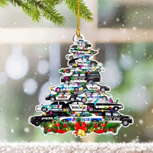 Police Ornament Police Car Christmas Ornament…