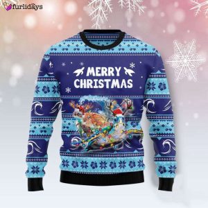 sea turtle merry christmas sweatshirt xmas sweatshirt cute christmas gifts for girlfriend.jpeg