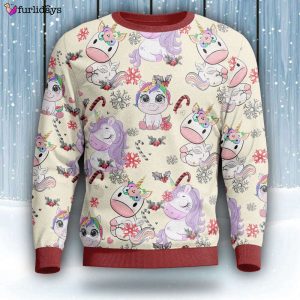 Unicorn Christmas Sweatshirt Vintage Cute Christmas…