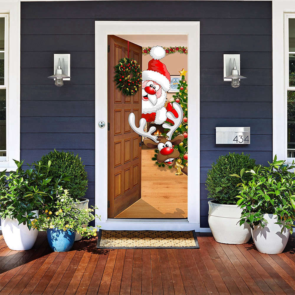 santa door decor christmas door covers outdoor christmas decorations front door decor door cover holiday door covers 2.jpeg santa door decor christmas door covers outdoor christmas decorations front door decor door cover holiday door covers 2.jpeg
