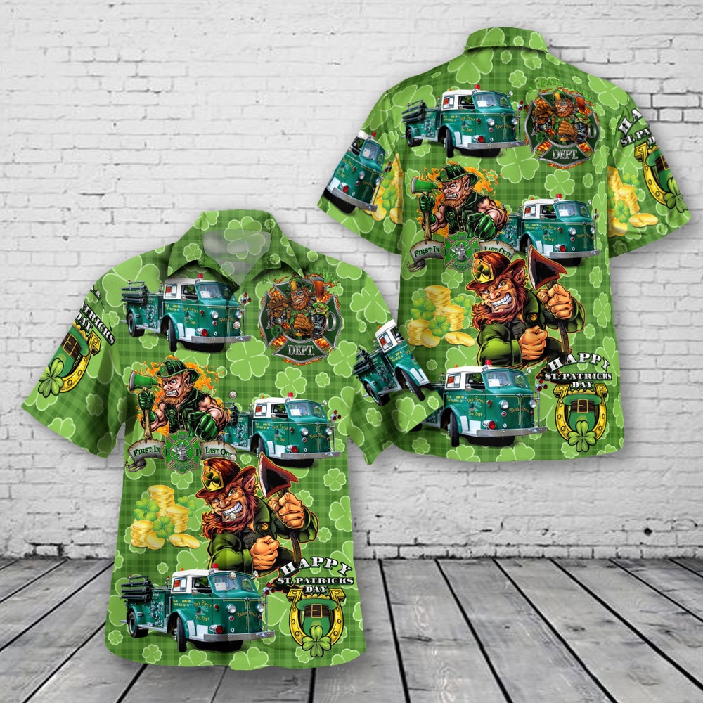 1954 American LaFrance 700 Series Pumper Fire Engine St Patrick s Day Hawaiian Shirt Shamrock Hawaiian Shirt 1 lrbpxa.jpg 1954 American LaFrance 700 Series Pumper Fire Engine St Patrick s Day Hawaiian Shirt Shamrock Hawaiian Shirt 1 lrbpxa.jpg