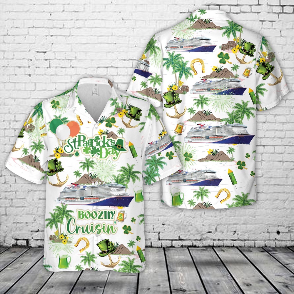 Carnival s Mardi Gras St Patricks Day Boozin And Cruisin Hawaiian Shirt Shamrock Hawaiian Shirt 1 ordqyv.jpg