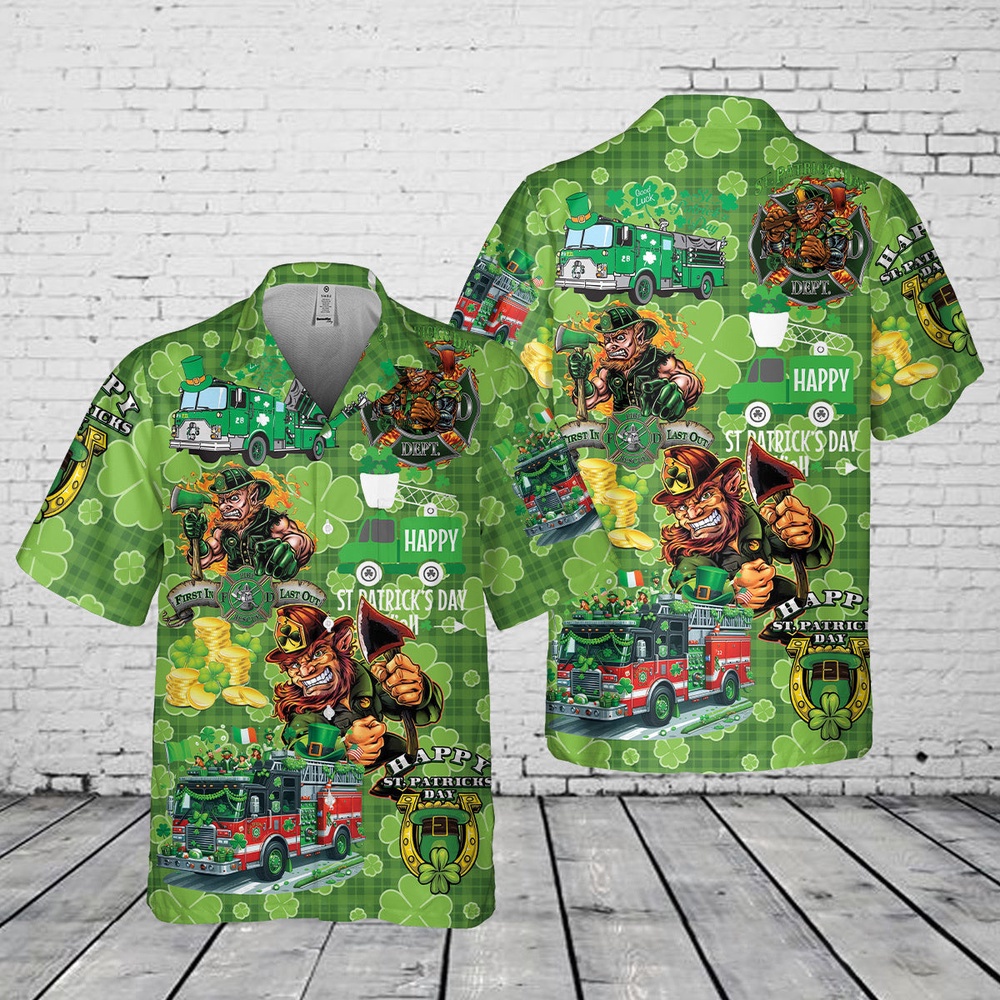 Fire Truck St Patrick s Day Pocket Hawaiian Shirt Shamrock Hawaiian Shirt 1 bmecp6.jpg Fire Truck St Patrick s Day Pocket Hawaiian Shirt Shamrock Hawaiian Shirt 1 bmecp6.jpg
