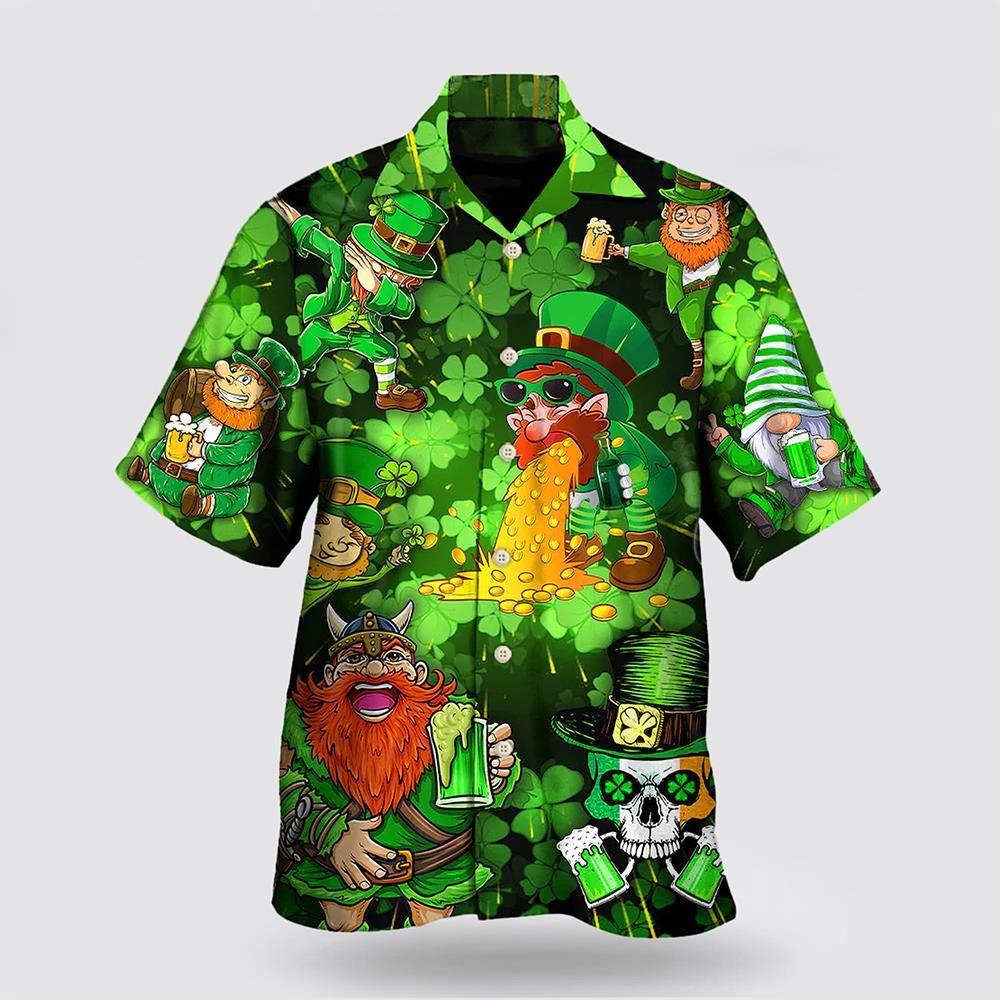 Irish Beer St Patrick s Day Viking Skull Leprechaun Gnome Hawaiian Shirt St Patricks Day Shirts Shamrock Hawaiian Shirt 1 fbrwxe.jpg