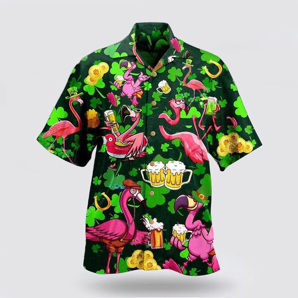 Irish Pink Flamingos Drink Beer Patricks Day Pattern Hawaiian Shirt St Patricks Day Shirts Shamrock Hawaiian Shirt 1 wzh4jn.jpg Irish Pink Flamingos Drink Beer Patricks Day Pattern Hawaiian Shirt St Patricks Day Shirts Shamrock Hawaiian Shirt 1 wzh4jn.jpg
