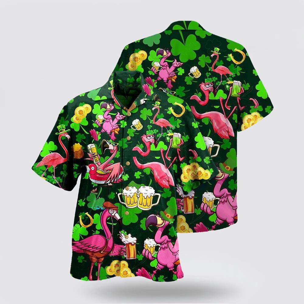 Irish Pink Flamingos Drink Beer Patricks Day Pattern Hawaiian Shirt St Patricks Day Shirts Shamrock Hawaiian Shirt 2 ljs0yt.jpg Irish Pink Flamingos Drink Beer Patricks Day Pattern Hawaiian Shirt St Patricks Day Shirts Shamrock Hawaiian Shirt 2 ljs0yt.jpg