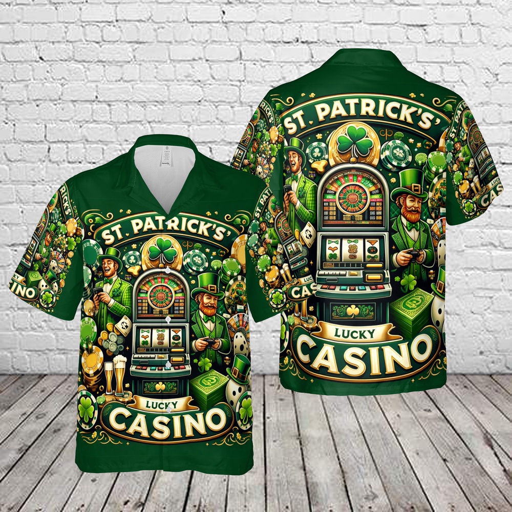 Lucky Casino St Patrick s Day Hawaiian Shirt Shamrock Hawaiian Shirt 1 ycwdis.jpg