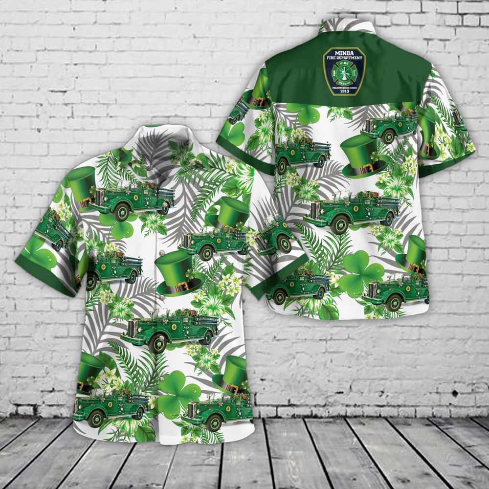 Minoa New York Minoa Fire Department Engine 1 1953 Mack L85 St Patrick s Day Hawaiian Shirt Shamrock Hawaiian Shirt 1 sbp2ss.jpg Minoa New York Minoa Fire Department Engine 1 1953 Mack L85 St Patrick s Day Hawaiian Shirt Shamrock Hawaiian Shirt 1 sbp2ss.jpg