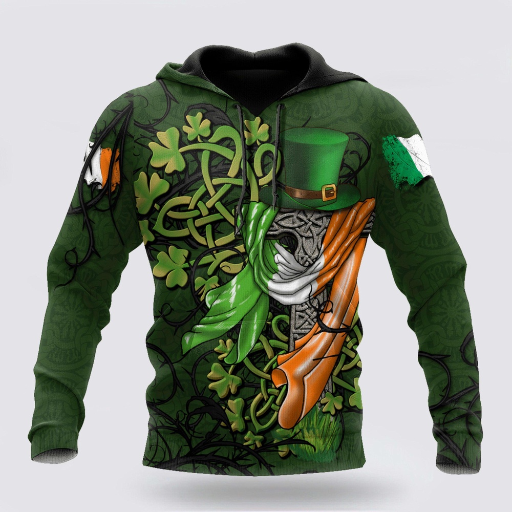 Premium Unisex Hoodie Irish St Patricks Celtic Cross And Ireland Flag St Patricks Day Shirts 1 dalwdj.jpg Premium Unisex Hoodie Irish St Patricks Celtic Cross And Ireland Flag St Patricks Day Shirts 1 dalwdj.jpg