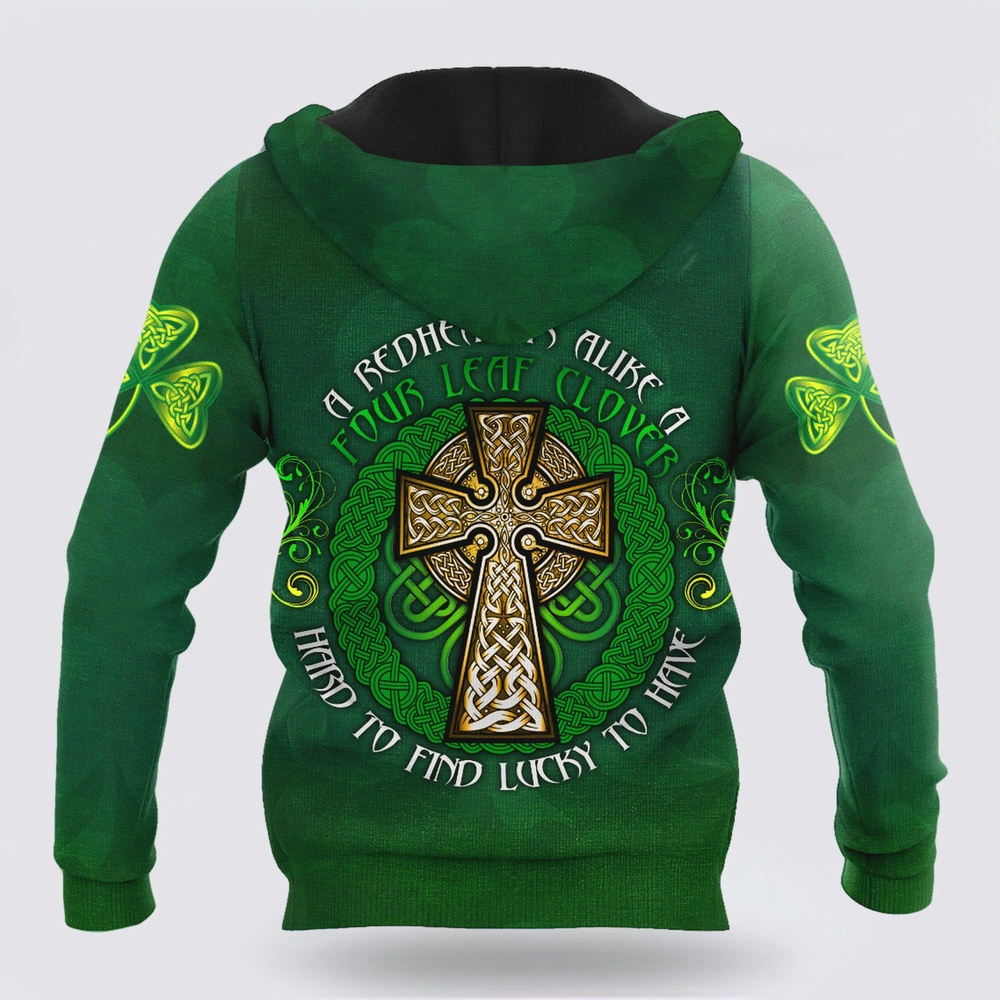 Premium Unisex Hoodie Irish St Patricks Celtic Cross And Shamrock St Patricks Day Shirts 2 qifynz.jpg Premium Unisex Hoodie Irish St Patricks Celtic Cross And Shamrock St Patricks Day Shirts 2 qifynz.jpg