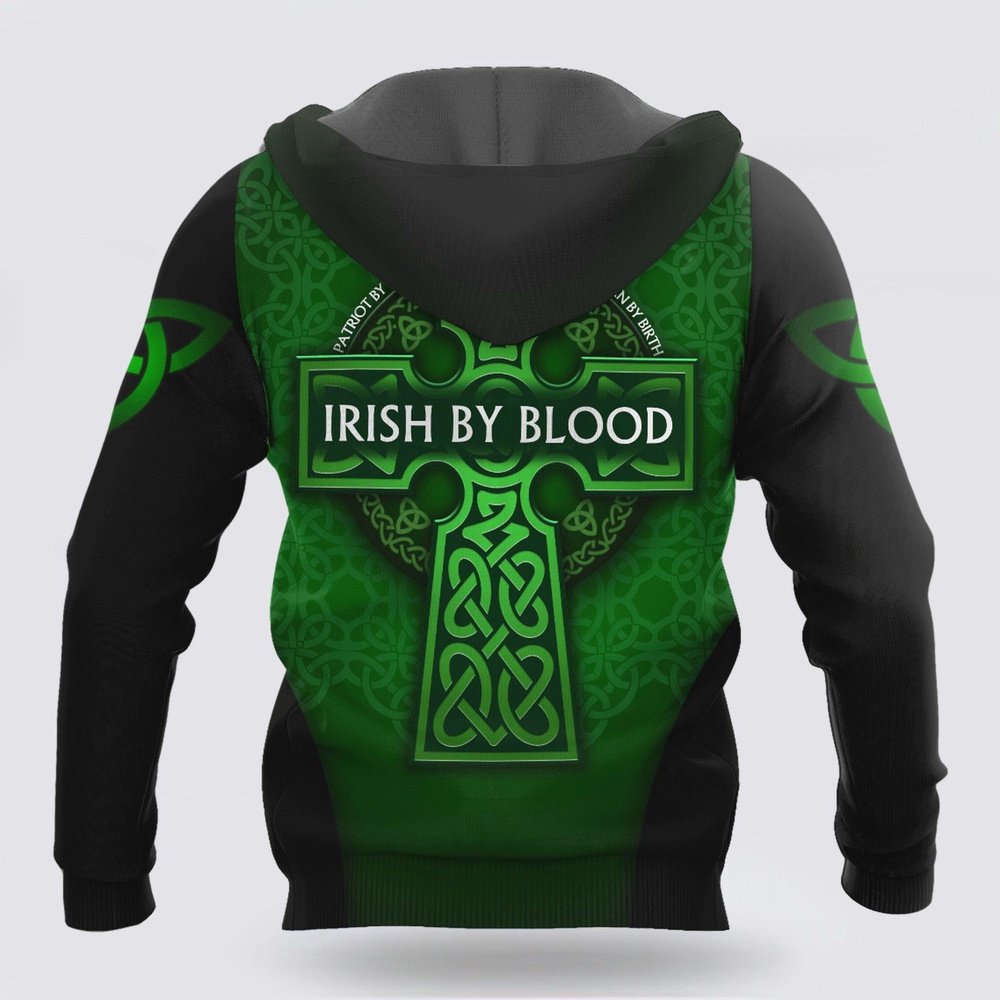 Premium Unisex Hoodie Irish St Patricks Day Irish By Blood St Patricks Day Shirts 2 x7ynkb.jpg