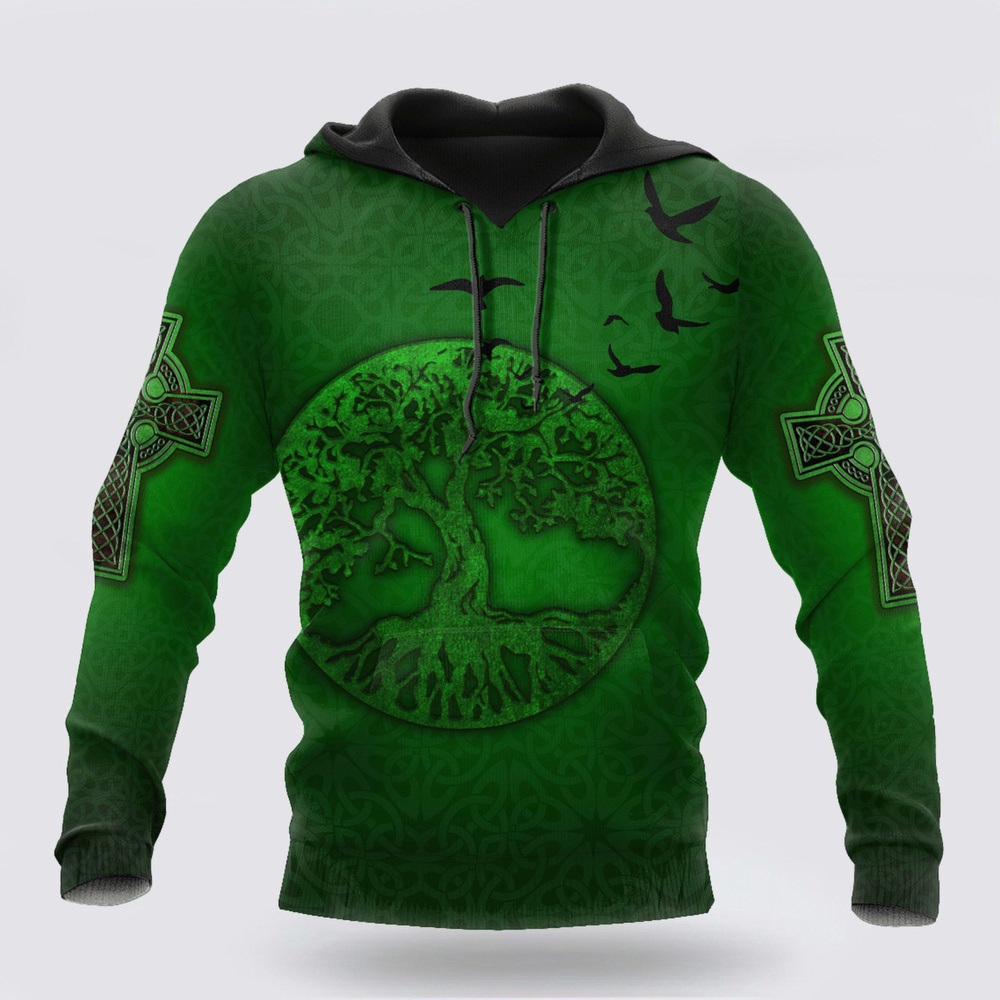 Premium Unisex Hoodie Irish St Patricks Tree Of Life St Patricks Day Shirts 1 taacxb.jpg