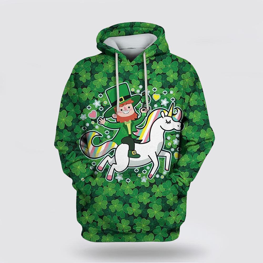 Saint Patrick Day Green Man Riding Unicorn Apparel Green Over Print 3D Hoodie St Patricks Day Shirts 1 daam29.jpg Saint Patrick Day Green Man Riding Unicorn Apparel Green Over Print 3D Hoodie St Patricks Day Shirts 1 daam29.jpg
